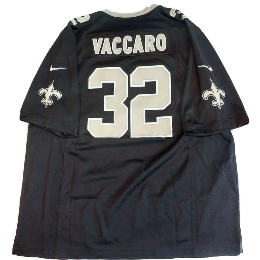 Nike New Orleans Saints Jersey Mens Size XL Kenny Vaccaro #32 On Field Black - Picture 5 of 7